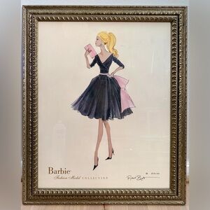 Framed Limited Edition Barbie™ Fashion Model Collection Robert Best 5570/2000COA